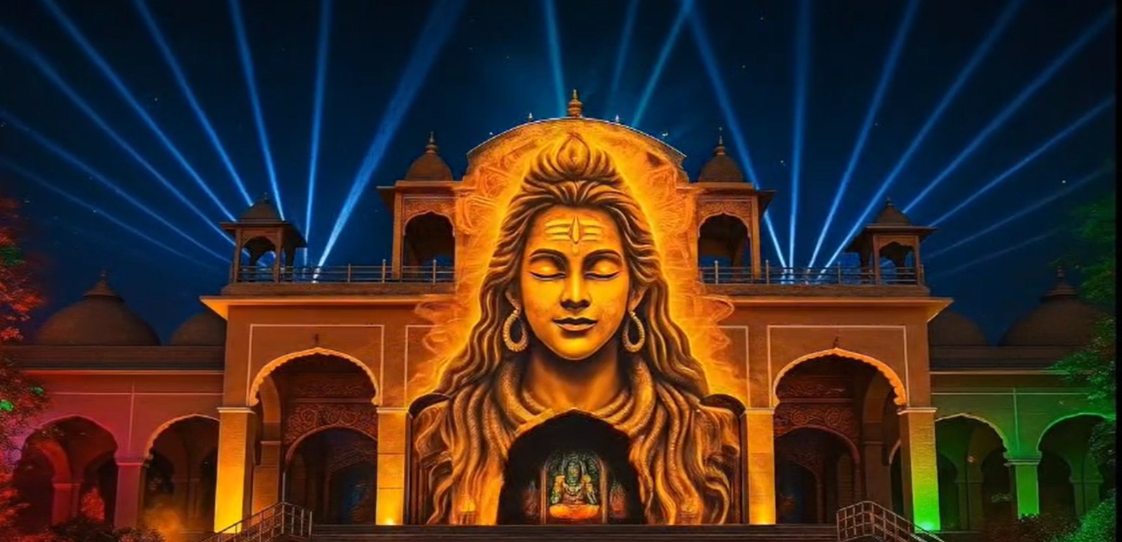 Light and Sound 3D Projection Show